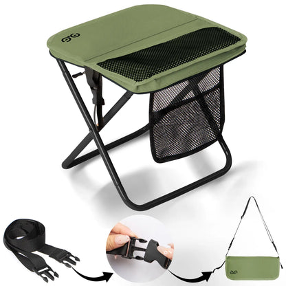 Ultralight Portable Camping Chair – Folding Outdoor Chair with Side Pockets