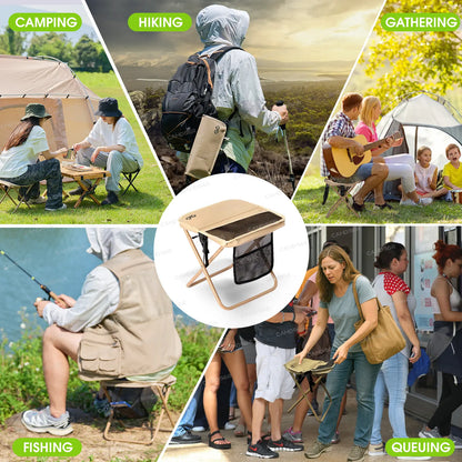 Ultralight Portable Camping Chair – Folding Outdoor Chair with Side Pockets
