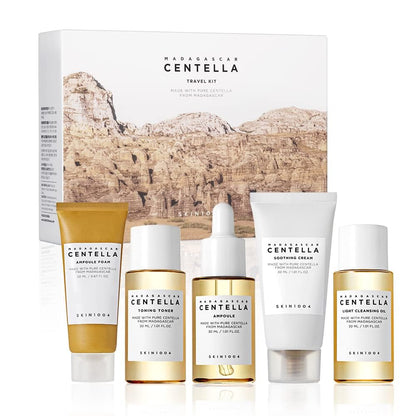 Madagascar Centella Travel Skincare Kit – Deep Cleansing & Hydration Set