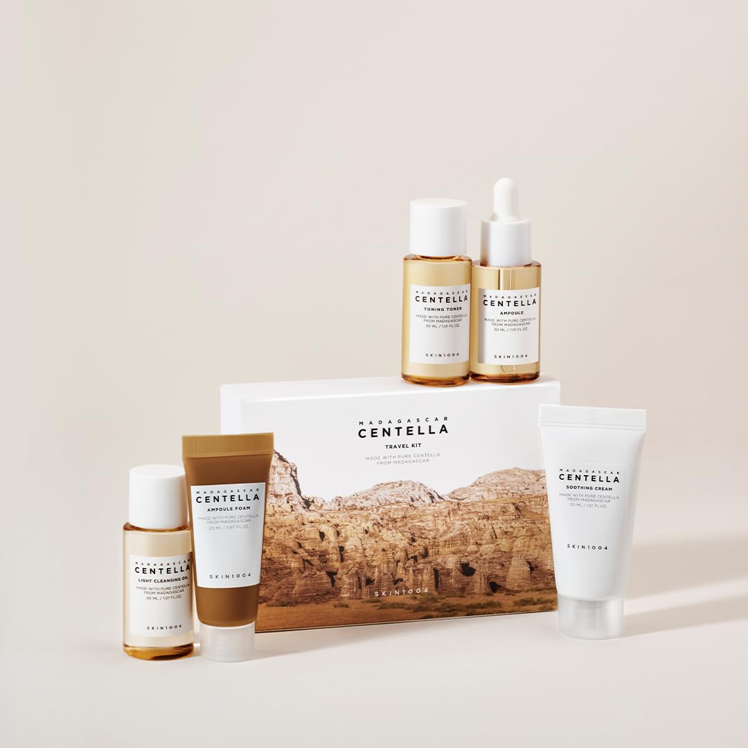 Madagascar Centella Travel Skincare Kit – Deep Cleansing & Hydration Set